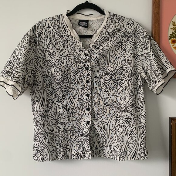 PRODUCE COMPANY | 100% Cotton button up shirt size Large - Picture 2 of 11